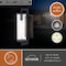 Vaxcel Morgan Park 16-in H 1 Light Black Dusk to Dawn Contemporary Outdoor Wall Lantern Clear Glass T0603 - alternate 10